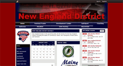 Desktop Screenshot of newenglandusahockey.org